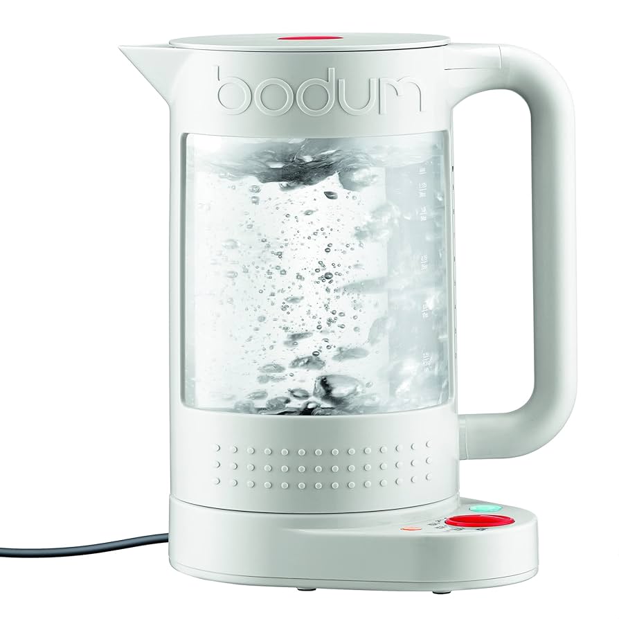 ボダム電気ケトル　ガラスケトル白 Amazon | Bodum 電気ケトル 1L Bistro Electric Water Kettle